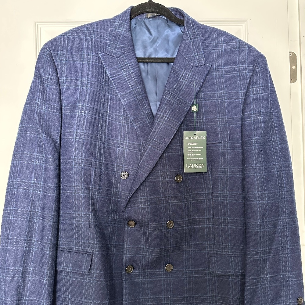 Ralph Lauren Double Breasted Suit Coat